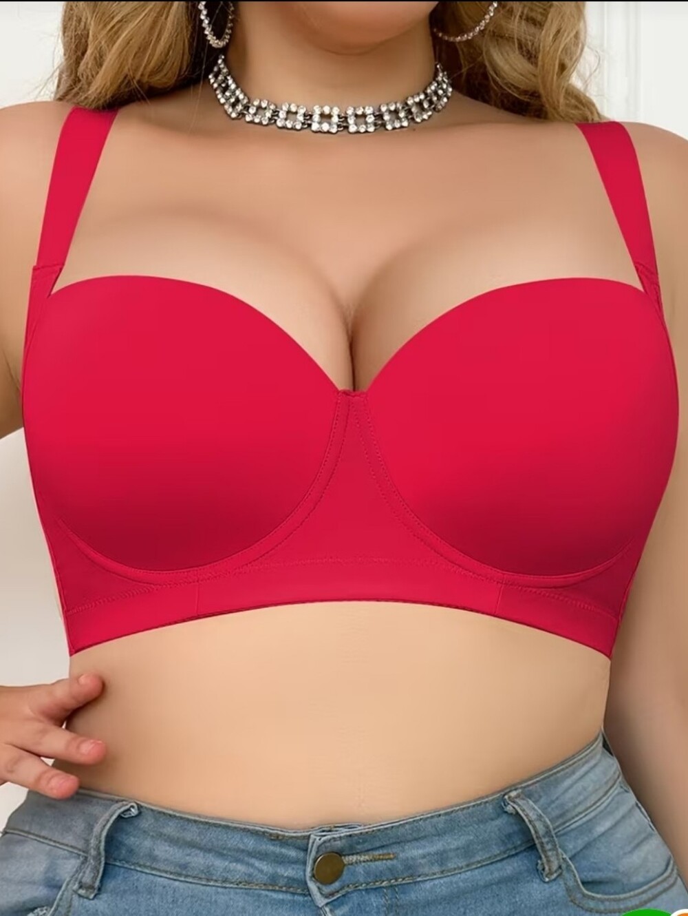 New Red Push Up Bra